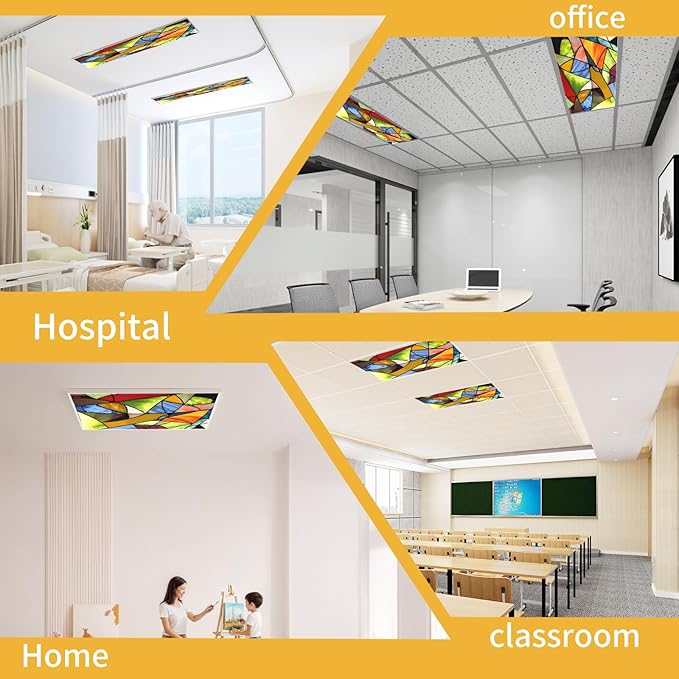 Torixqi 2pcs Fluorescent Light Covers - Image 5