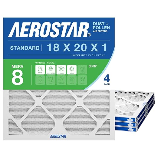 Aerostar 18x20x1 MERV 8 by AirFiltersDelivered