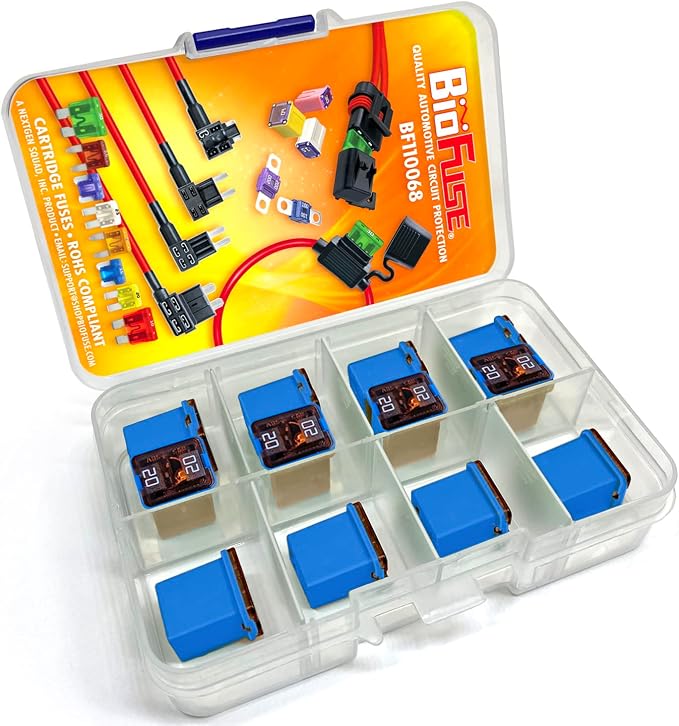 20A Low Profile JCASE 12-Piece Cartridge Fuse Assortment. Fits Most: Nissan - Image 2