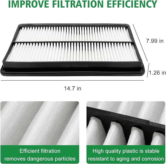 2PCS Cabin Engine Air Filter JM802 JM726A Kits Fits - Image 5