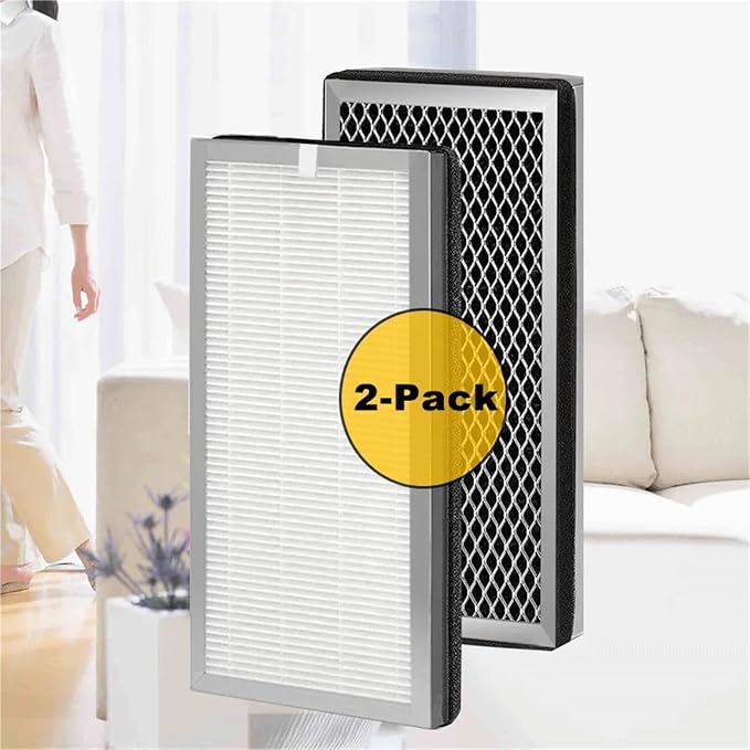 Replacement H13 HEPA And Activated Carbon Filter，Compatible - Image 2