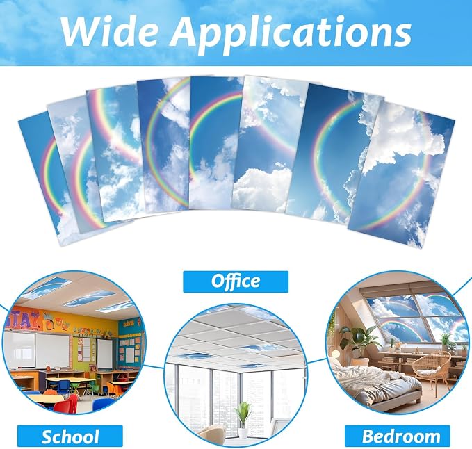 8 Pcs Fluorescent Light Covers - Image 4