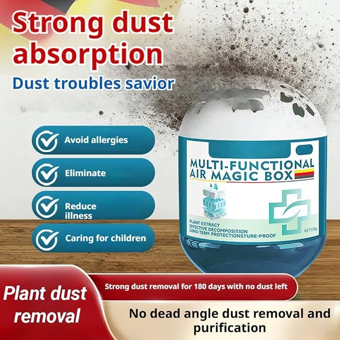 Indoor Air Purification Dust Removal Magic Box, No Electricity Needed & Silent - Image 2