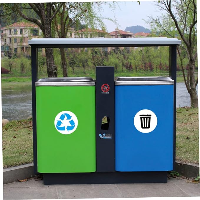 DECHOUS 1set Self-Adhesive Garbage Sorting Label Stickers of Waste Container - Image 6