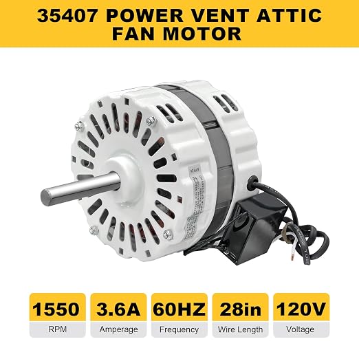 35407 Attic Fan Motor Replacement - Image 3