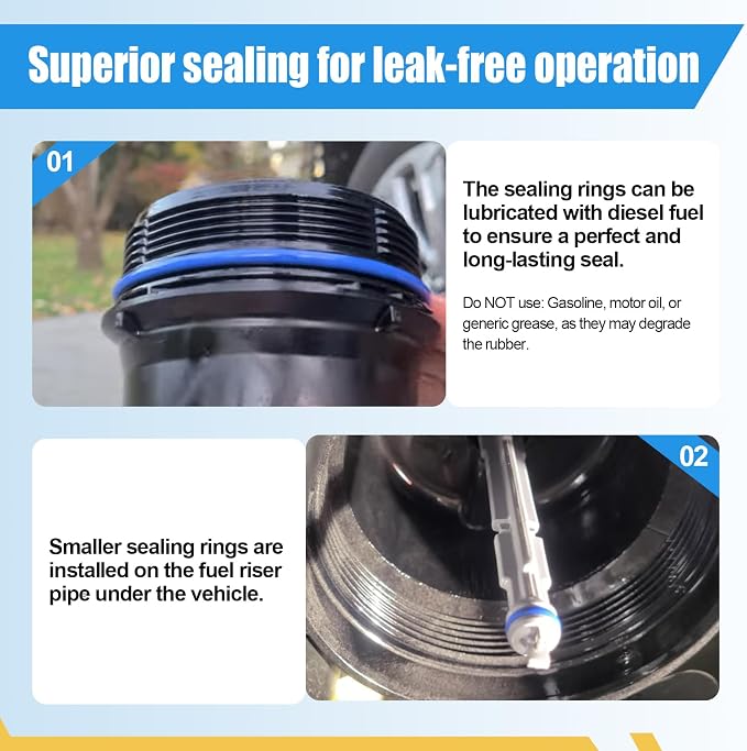 iFJF TP1015 Fuel Filter and 134001 Housing Cap Replacement - Image 8