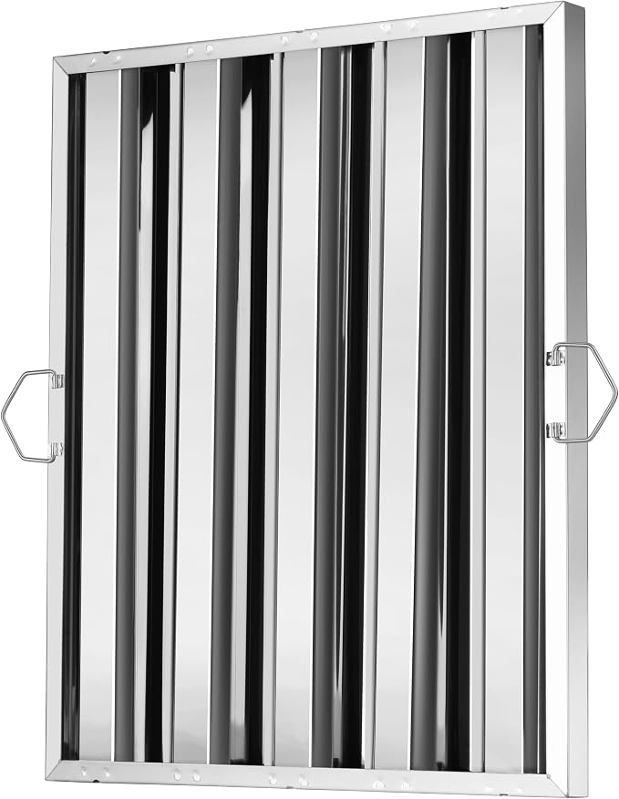 New Star Foodservice 54408 Stainless Steel Hood Filter 20" W x 25" H by NewStarFoodservice
