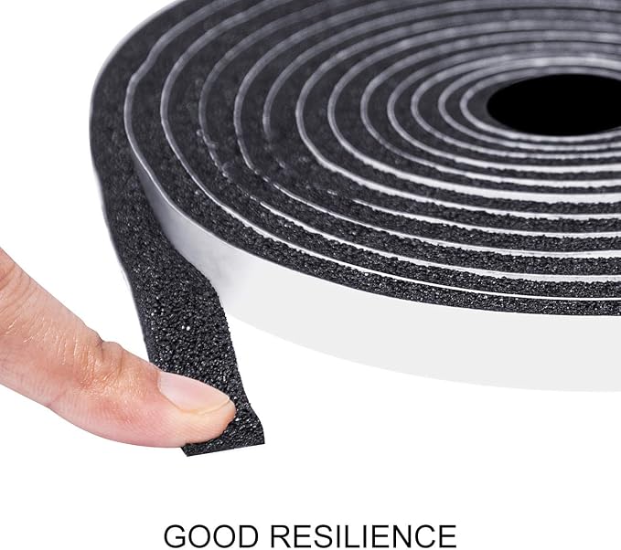TORRAMI Low Density Foam Weather Stripping 1/2 inch W X 1/4 inch T - Image 5