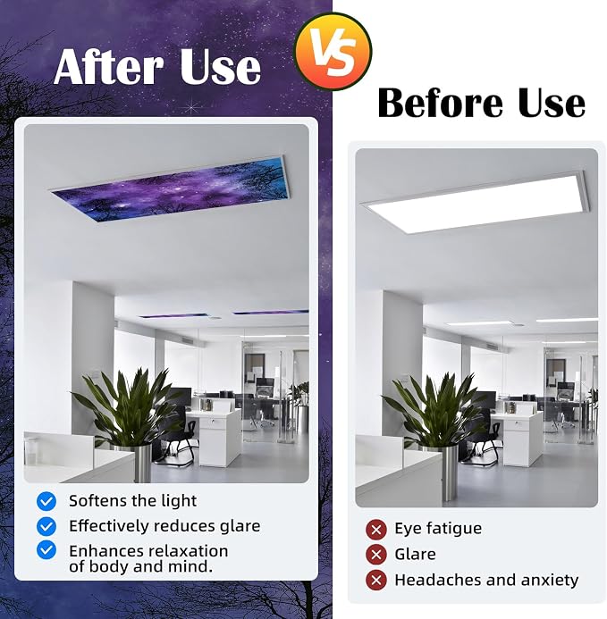 ANGSYLTH 8 Pcs Fluorescent Light Covers - Image 5