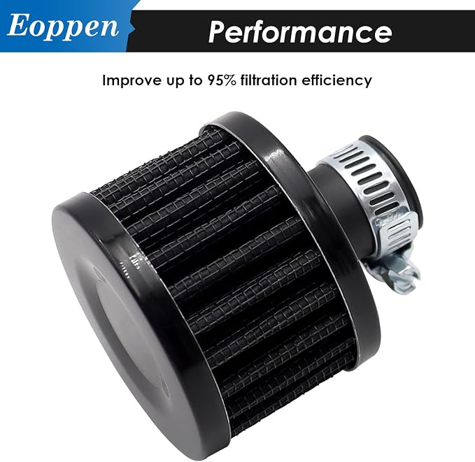 2Pcs 12mm Air Filter Mini Universal Vent Crankcase Cold Air Intake Breathe - Image 5