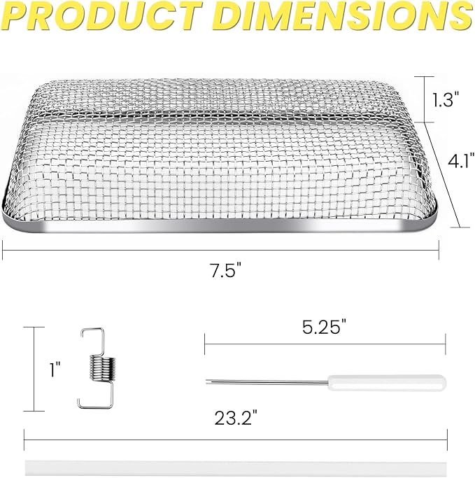 SheeChung RV Furnace Vent Screen, Flying Insect Screen Water Heater Cover - Image 2