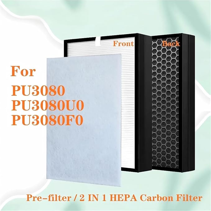 Replacement 2 In 1 HEPA And Carbon Filter，Compatible - Image 2