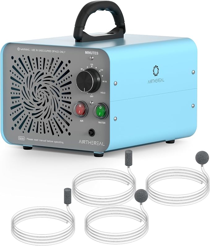 Airthereal Bundle | MA25L Ozone Generator and 4 Tubes and Diffuser Stones by Airthereal