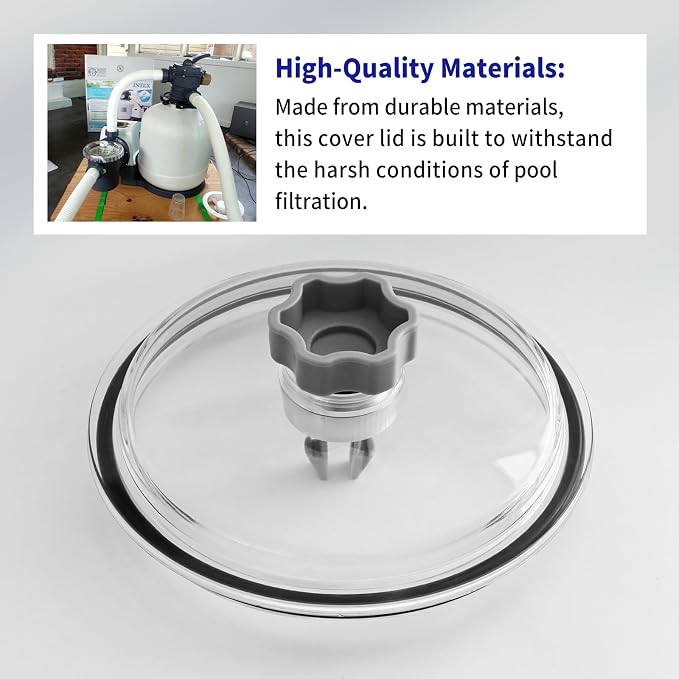 XJJ 28645EG Pool Leaf Trap Cover Lid 5 inch have O-Ring, Fit - Image 5