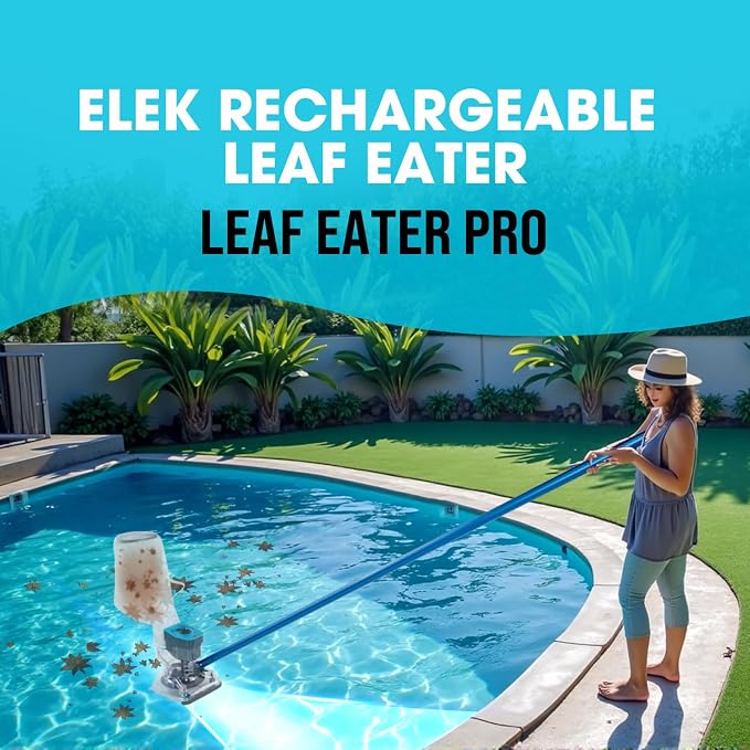 Cordless Rechargeable Pool Leaf Vacuum, Ultra Strong Suction, 3 in 1 Cleaning - Image 4
