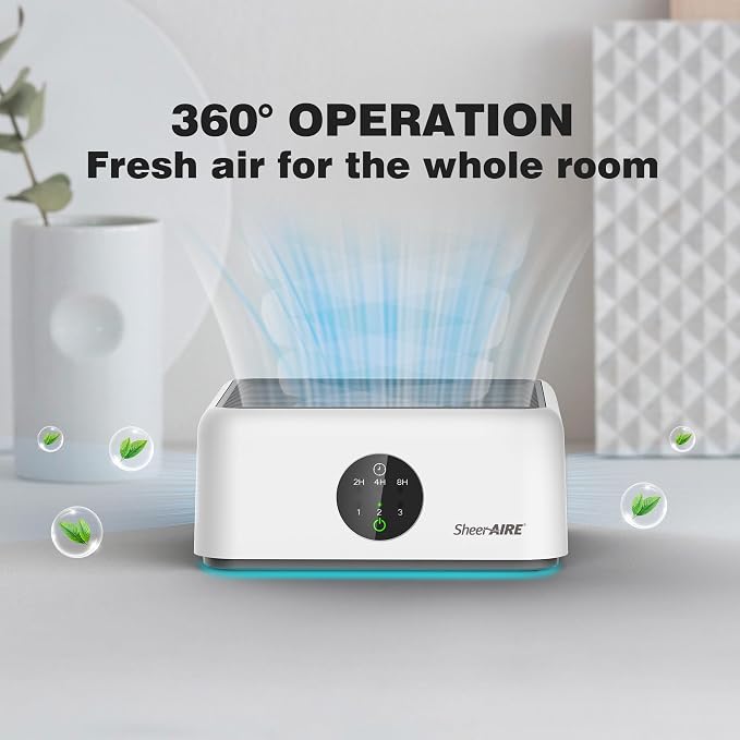 Home HEPA Air Purifier 3 Speed Control, 2/4/8H Timer, Filter Indicator - Image 8