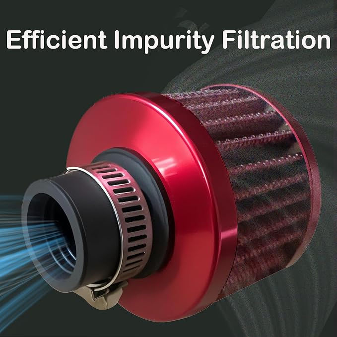 18mm Cold Air Intake Filter, Automotive Cold Air Breather Filter - Image 2