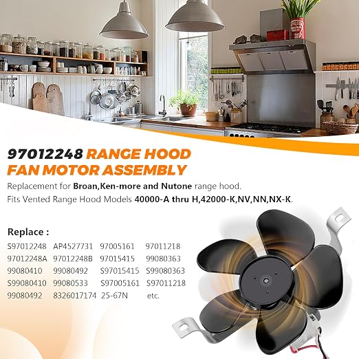 97012248 S97012248 Range Hood Fan Motor by Blutoget -Fit - Image 3