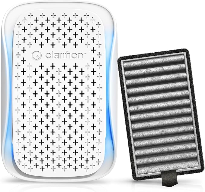 Clarifion - DSTx Portable Air Purifier - Plug In Air Ionizer HEPA Filter by Clarifion