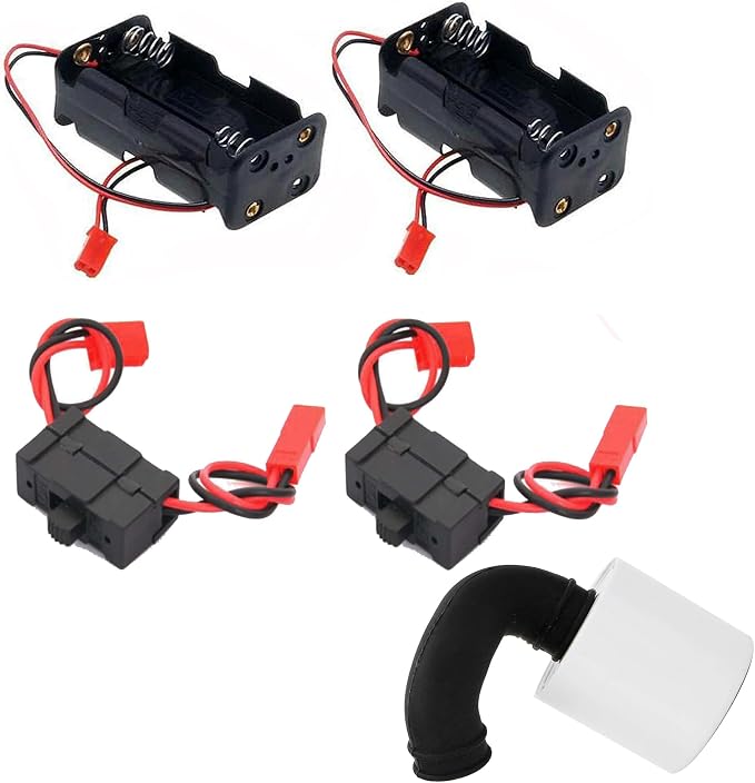 RC 1/8 Air Filter Cleaner Upgraded Parts Fit SH.28 Engine & On/Off Power Switch by ShareGooRC