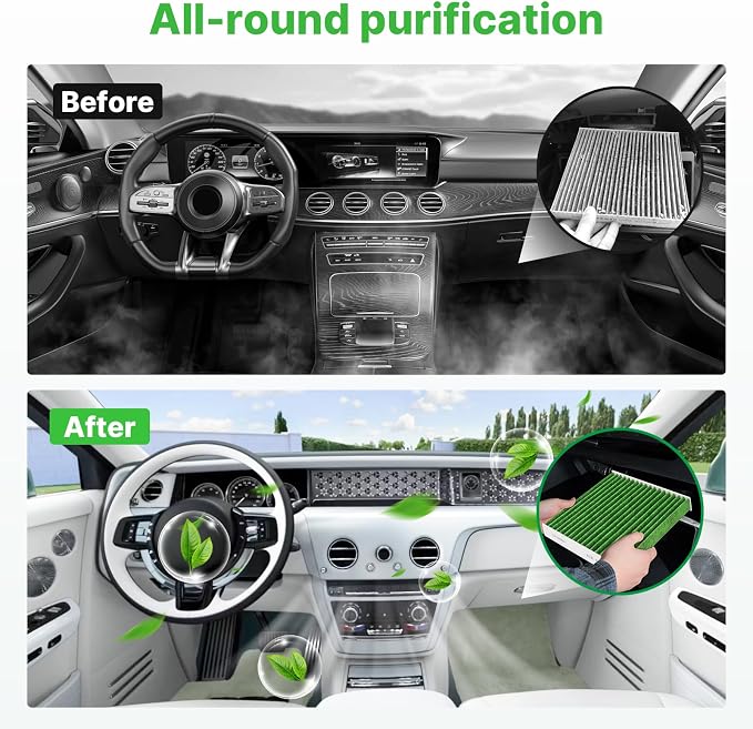 Engine+Cabin Air Filters Fit for HYBRID Hyundai Santa Fe 21-25, Sonata 20-25 - Image 4