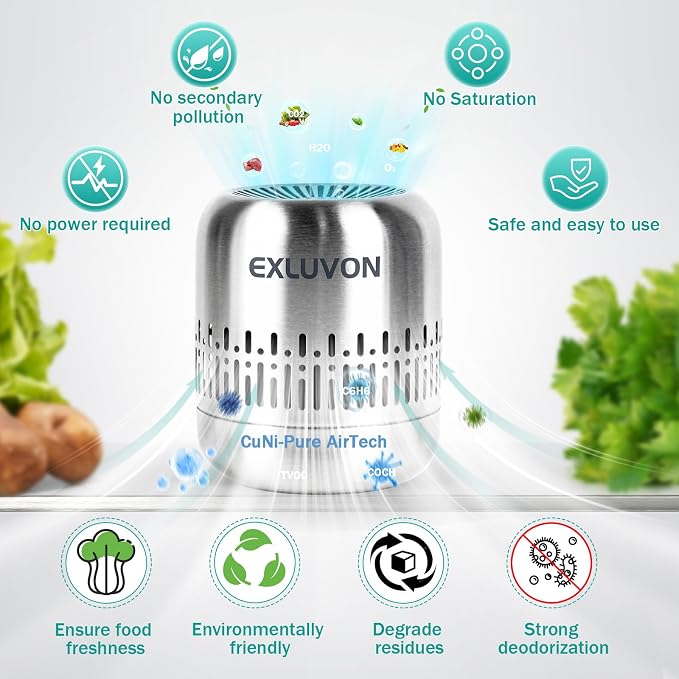 Refrigerator Deodorizer, Lasts for 10 Years Fridge Deodorizer Kitchen Gadgets - Image 5