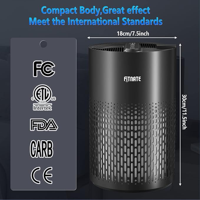 FITNATE Air Purifiers for Home Large Room Up to 1076 Ft² - Image 9
