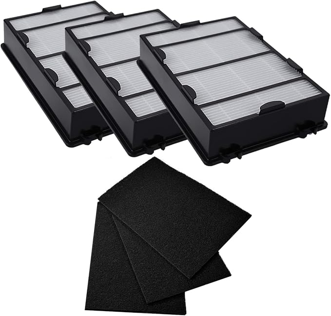3 Packs HAPF600 Air Filter Replacement + 3 Packs Carbon Filter Replacement - Image 5