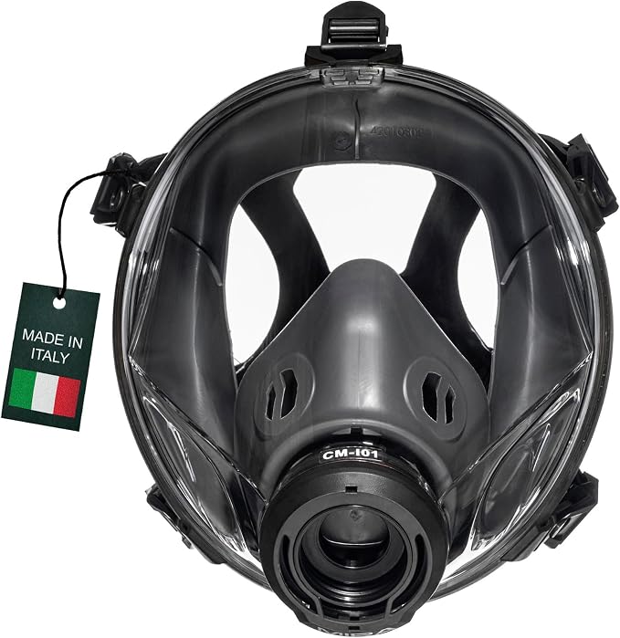 MIRA Safety CM-I01 Full-Face Industrial-Grade Gas Mask by MIRASafety