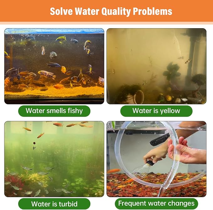 hygger Aquarium Activated Carbon, Premium Natural Coconut Shell Activated - Image 6