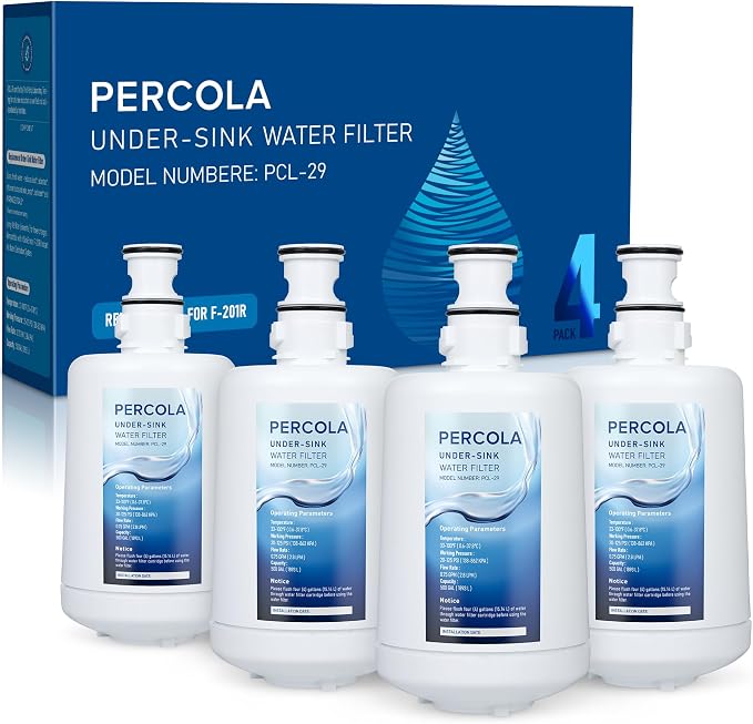F-201R Under Sink Water Filter, Replacement by PERCOLA