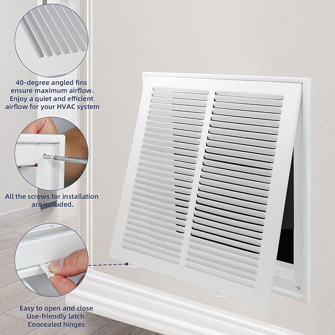 16 x 16 Inch Return Air Vent Cover - Image 5