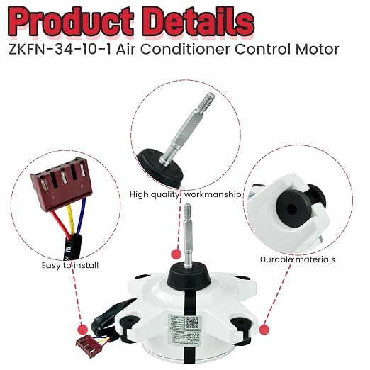 ZKFN-34-10-1 Air Conditioner Control Motor Brushless DC Motor DC310V 34W 0.16A - Image 3