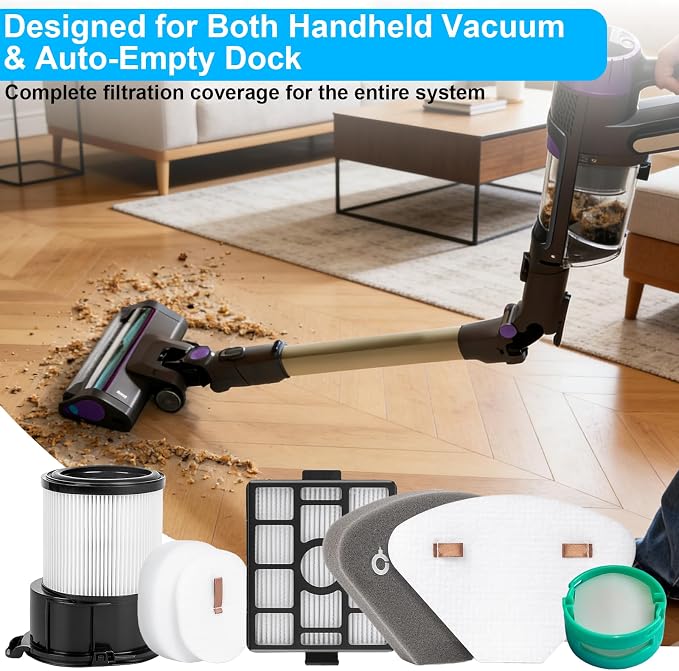Filter for Shark IP3251 IP3253 IP3225 PowerDetect Clean & Empty Vacuum - Image 9