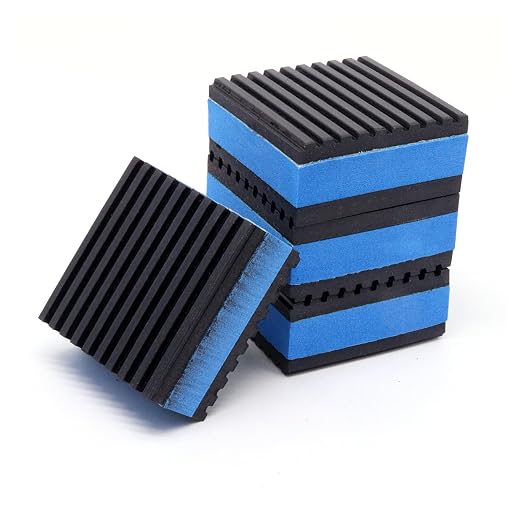 Rubber Anti Vibration Pads, Heavy Duty Mechanical Vibration Isolator Pads by GDFYMIImproveLifeHappyLife