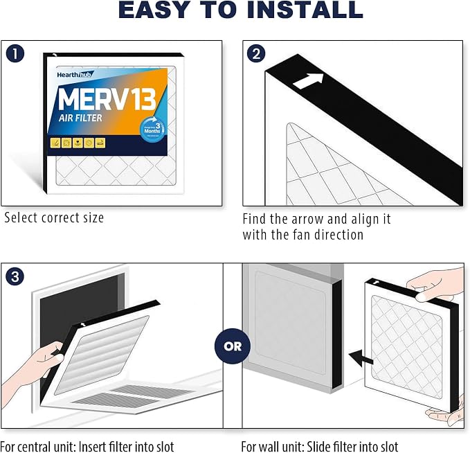 12×12×1 MERV 13 Furnace Air Filters - Image 5