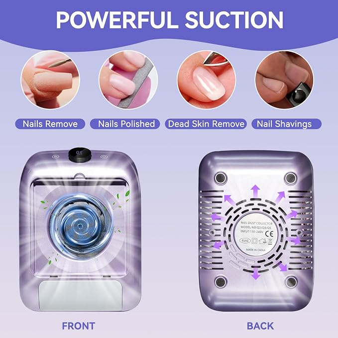 Nail Dust Collector with LED Display - Image 3