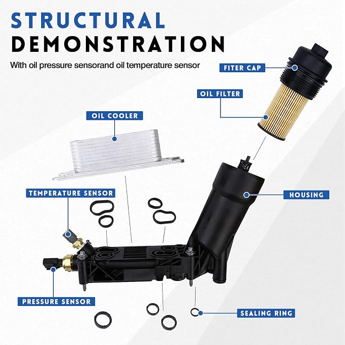 5184294AE Engine Oil Filter Housing Kit - Image 3