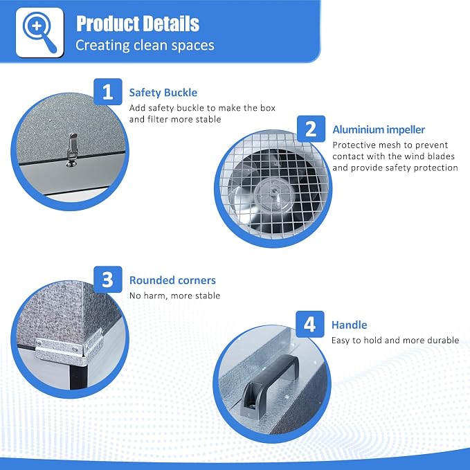 HEPA H14-Filter Laminar Flow Hood Updated FanFilter Unit（Include HEPA - Image 7