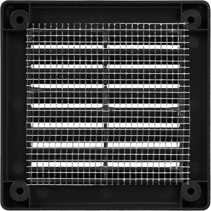 Vent Systems 3" x 3" Black Plastic Soffit Vent Cover - Image 6