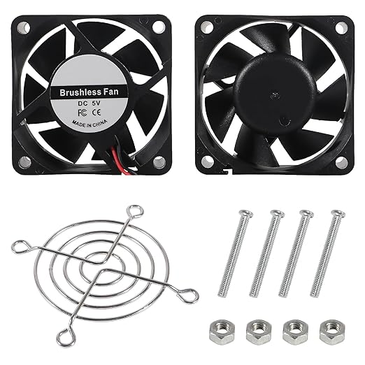 UMLIFE 4-Pack Quiet 60mm USB Fan Dual-Ball Bearings, 60mm x 60mm x 25mm 5V - Image 5