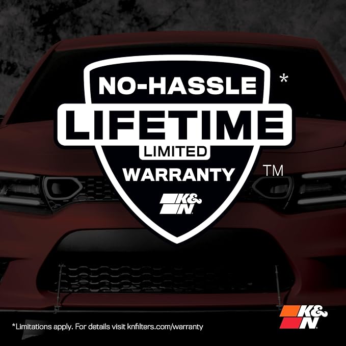 K&N High-Flow Original Lifetime Engine Air Filter: Increase Power: Premium - Image 8