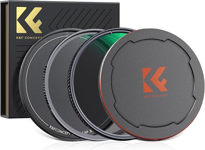 K&F CONCEPT 82mm Circular Polarizers Filter & MC UV Protection Filter Kit by KFCONCEPT