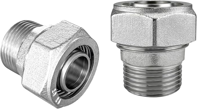 Jingzan Straight Air Piping Fitting, 3/4"Piping x 3/4"Male NPT Adapter by Jingzan
