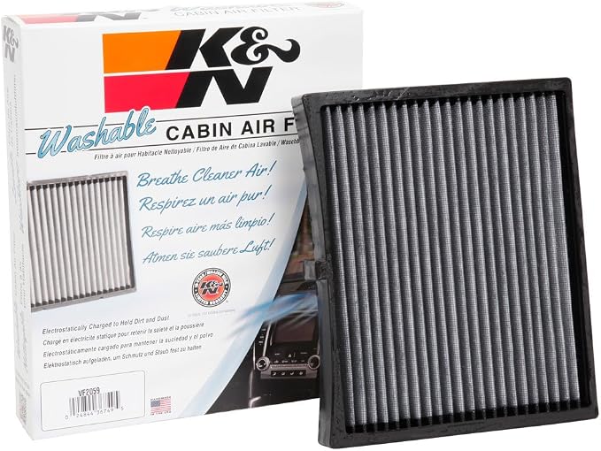 K&N LIFETIME Cabin Air Filter: Premium, Clean Air by KNEngineeringInc