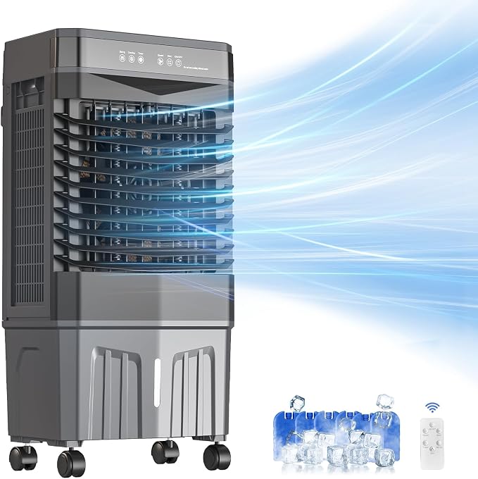 Auertech Evaporative Air Cooler, 1800 CFM Swamp Cooler by Auertech