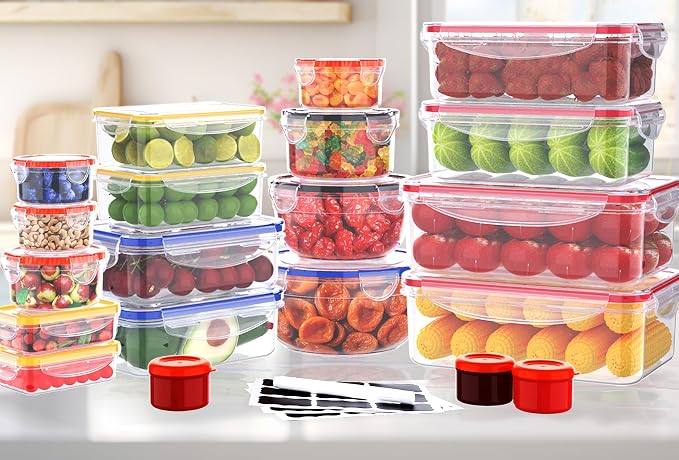 40 Pcs Food Storage Containers - Image 3