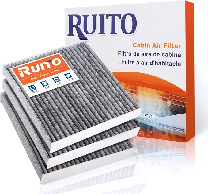 RUITO Cabin Air Filter, Compatible by RUITO