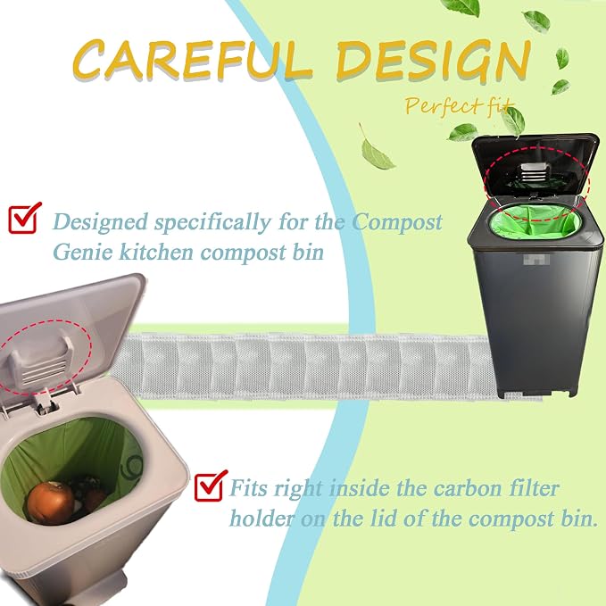 Compost Bin Deodorizers Carbon Filters Compatible - Image 2