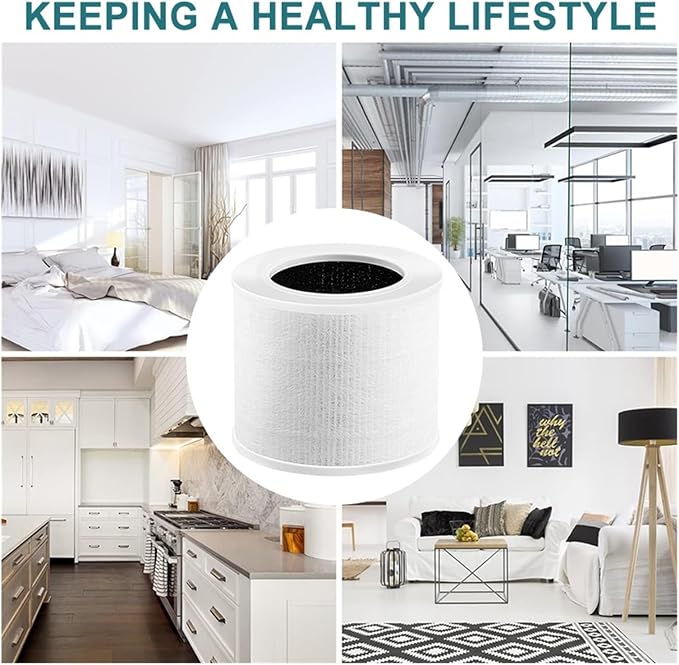 Air Purifier Replacement 3-in-1, Carbon Filter Accessories，Compatible - Image 6